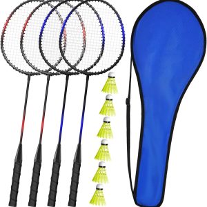 Carbon Fiber Badminton Racket with Non-Slip Handle
